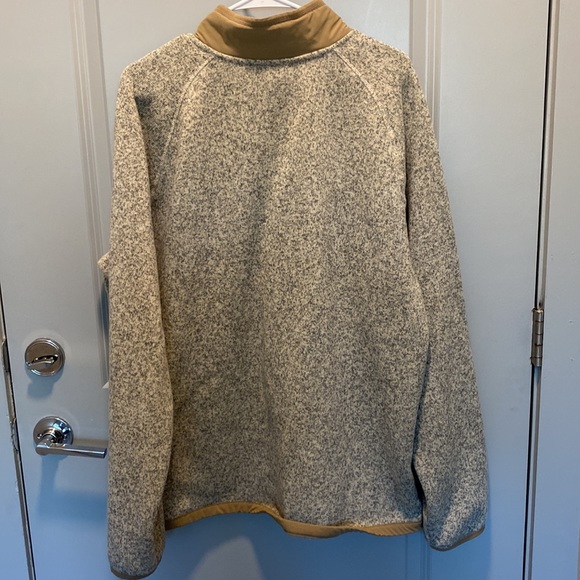 The North Face Men’s GL 1/4 Half Zip Sweatshirt Sz XL Fleece beige - Picture 2 of 3